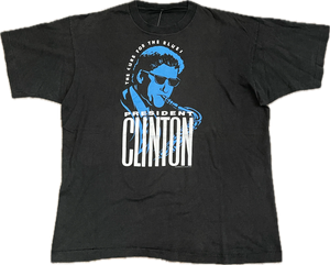 President Clinton “The Cure For The Blues 1992” (XL)