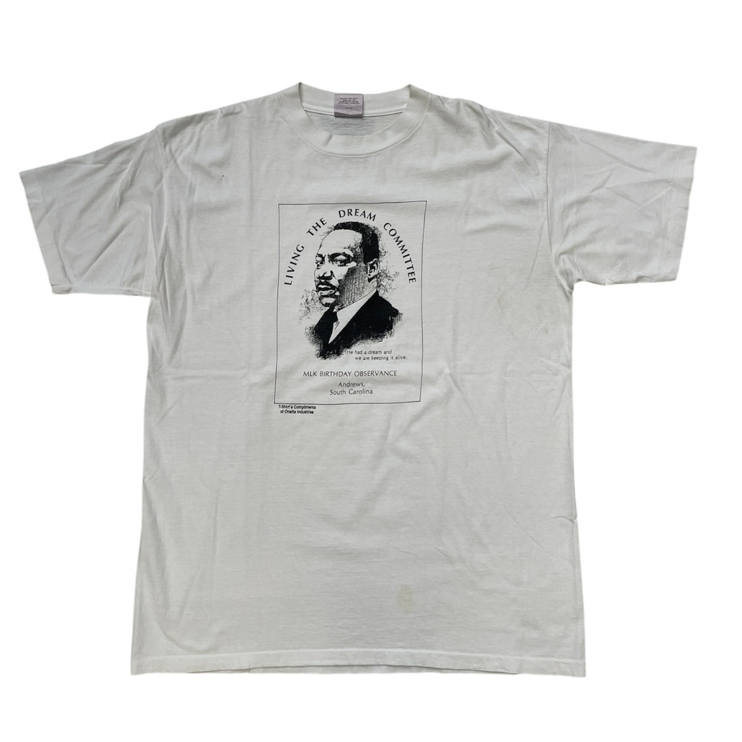 MLK “Living the dream” (XXL)