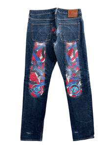 Evisu “BlueRed Paint” (32)