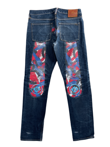 Evisu “BlueRed Paint” (32)